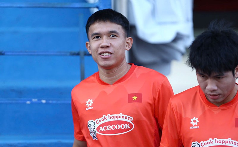 Midfielder Vo Hoang Minh Khoa. Photo: Thanh Vu