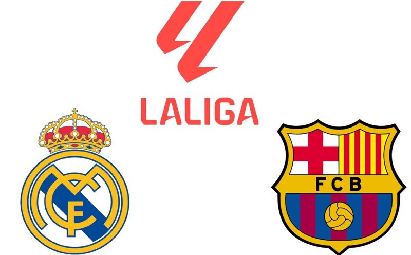 Real Madrid face Barcelona in La Liga. Graphics: Van An