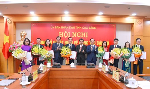 UBND tỉnh Cao Bằng điều động, bổ nhiệm nhiều lãnh đạo chủ chốt. Ảnh: Vũ Tiệp