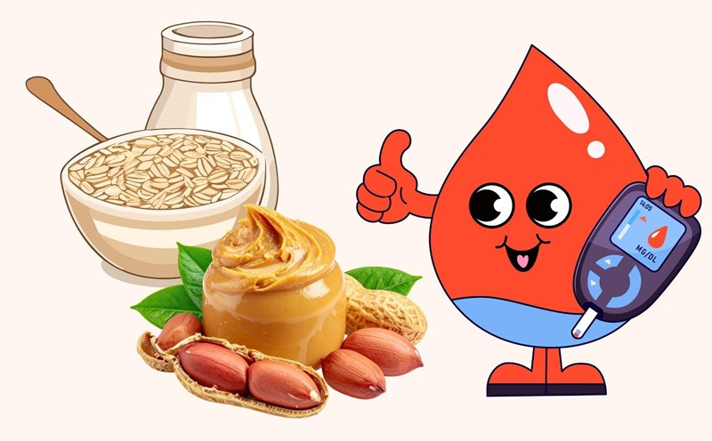 Ingredients for dessert do not worry about increasing blood sugar. Graphics: Linh Dan