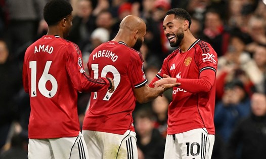 Man United đánh bại Brighton trên sân nhà. Ảnh: AFP