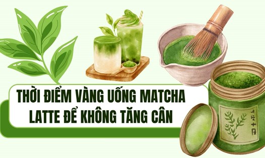 Thời điểm vàng uống matcha latte để không tăng cân
