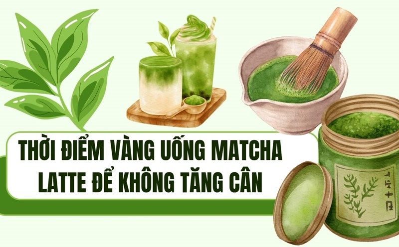 The golden time to drink matcha latte to avoid gaining weight