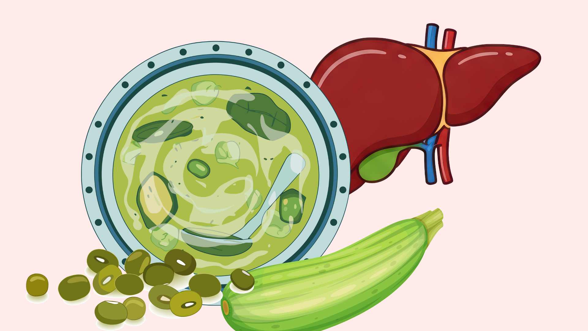 The soup helps purify, detoxify and enhance liver function effectively. Graphic photo: Hoang Loc