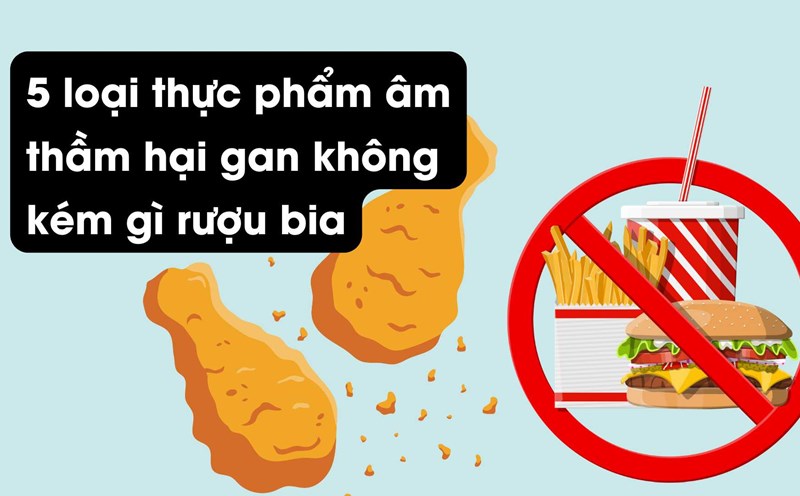 Fast and fried foods often contain saturated fat, which is not good for the liver. Graphic photo: Nguyen Ly