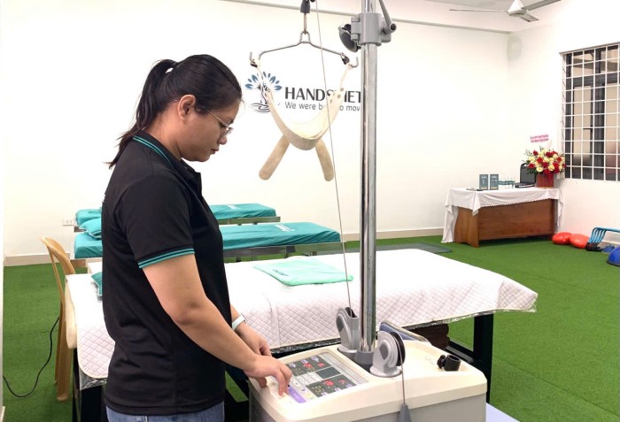 Co so 2 duoc dau tu nhieu trang thiet bi hien dai, khang trang, dap ung tot nhu cau cho nguoi dan va van dong vien. Anh: Song Han