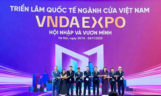 Khai mạc Triển lãm Quốc tế Ngành Cửa Việt Nam 2025 - VNDA EXPO 2025. Ảnh: BTC