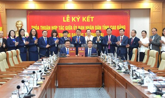 Tỉnh Cao Bằng đang hợp tác với các trường đại học nhằm nâng cao chất lượng nhân lực. Ảnh: Dương Liễu