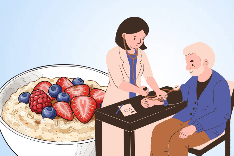Good breakfast for people with high blood pressure helps protect the cardiovascular system effectively. Graphics: Thien Nhan