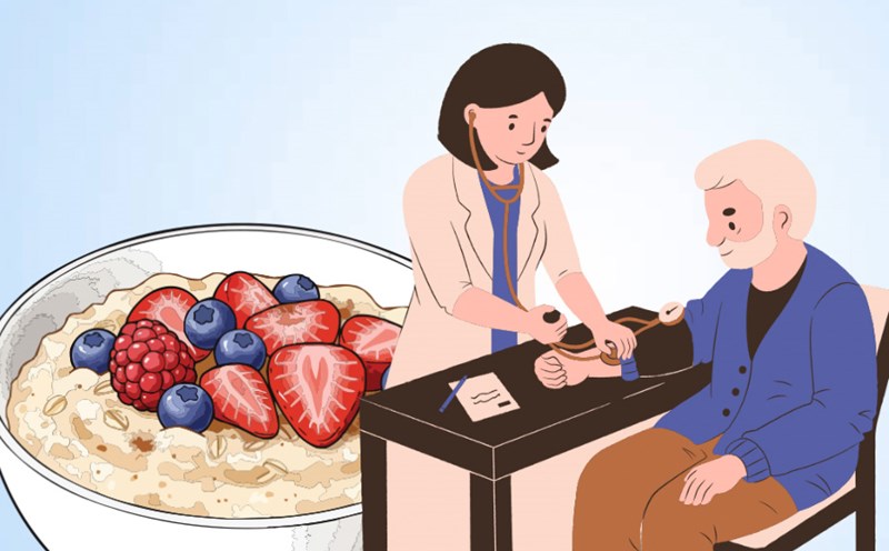 Good breakfast for people with high blood pressure helps protect the cardiovascular system effectively. Graphics: Thien Nhan