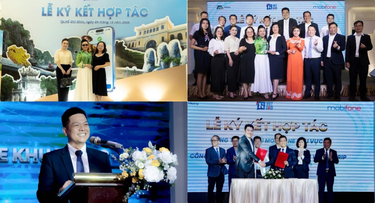 The cooperation between MobiFone and VNeTrip opens a new step in applying telecommunications technology to develop smart tourism. Photo: Organizing Committee.