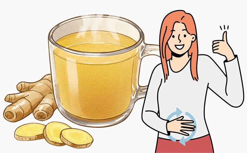 Drinking ginger water in the morning has many health benefits. Graphics: Thanh Thanh