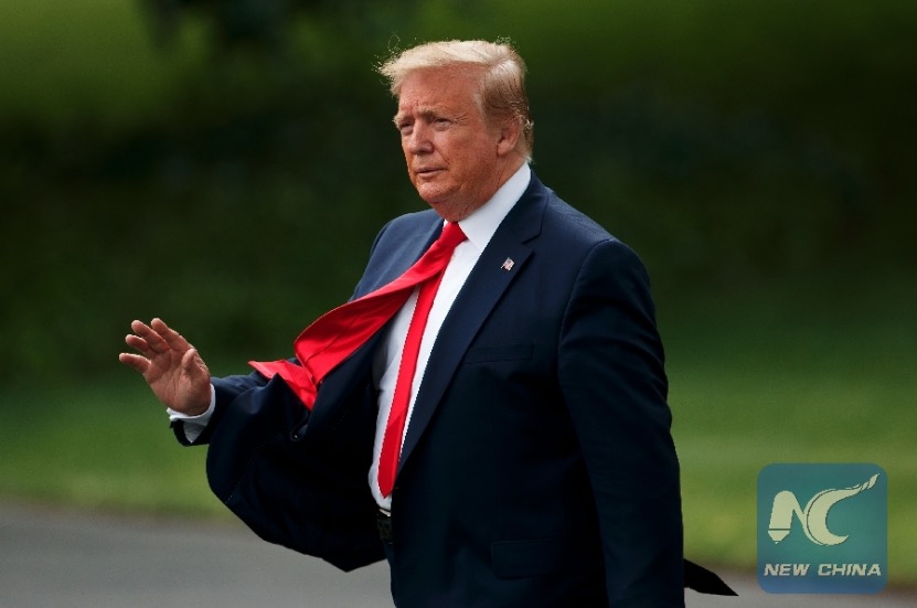 도널드 트럼프 미국 대통령. 사진: 신화통신