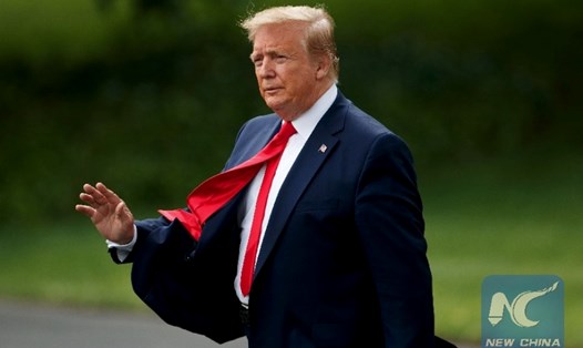 Tổng thống Mỹ Donald Trump. Ảnh: Xinhua