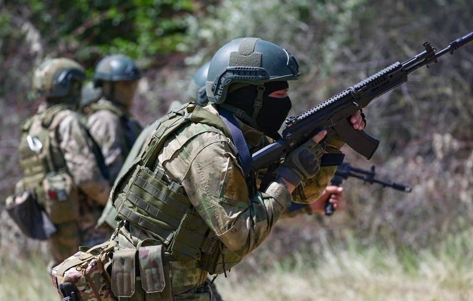 Russian soldiers on the battlefield. Photo: TASS