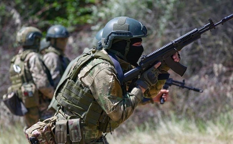 Russian soldiers on the battlefield. Photo: TASS