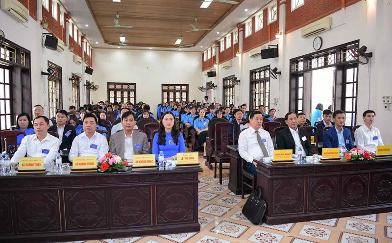 Delegates attending the 1st Yen Khanh Commune Trade Union Congress, term 2025 - 2030. Photo: Nguyen Truong