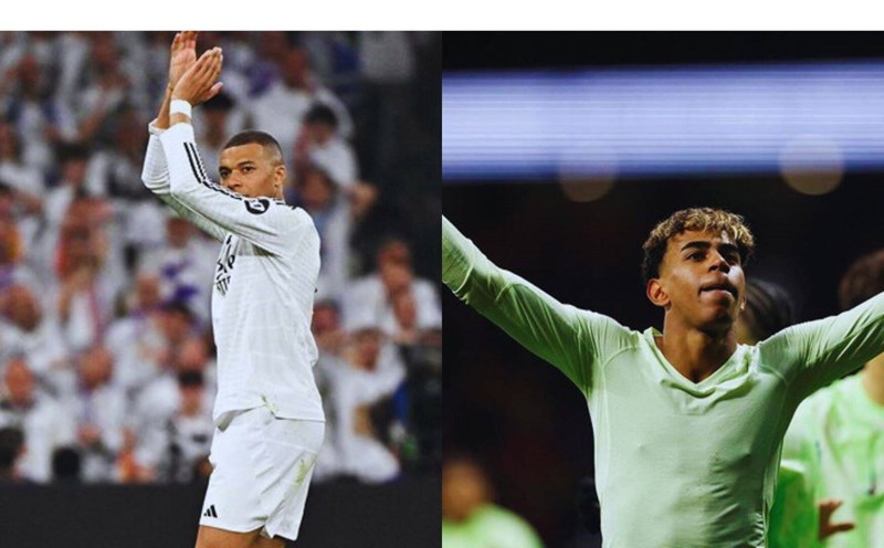 Real Madrid hosted Barcelona at home in round 10 of La Liga. Photo: AFP