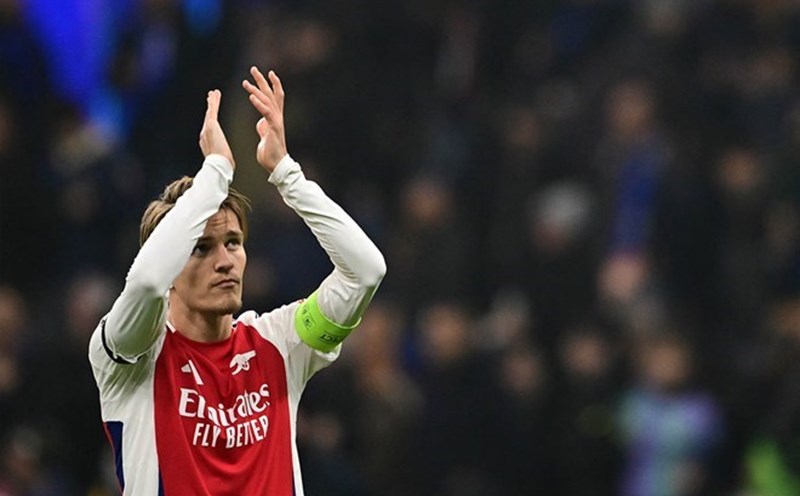 Martin Odegaard is not Arsenal's only captain. Photo: AFP