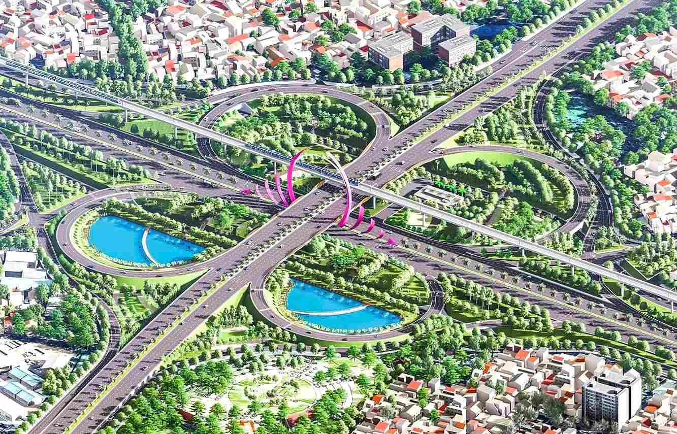 Perspective of Binh Thai intersection. Photo: Ho Chi Minh City Traffic Department