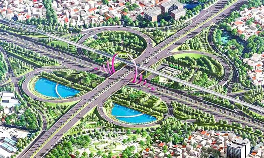 Phối cảnh nút giao Bình Thái.  Ảnh: Ban Giao thông TPHCM