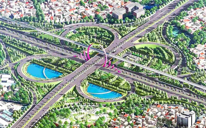 Perspective of Binh Thai intersection. Photo: Ho Chi Minh City Traffic Department