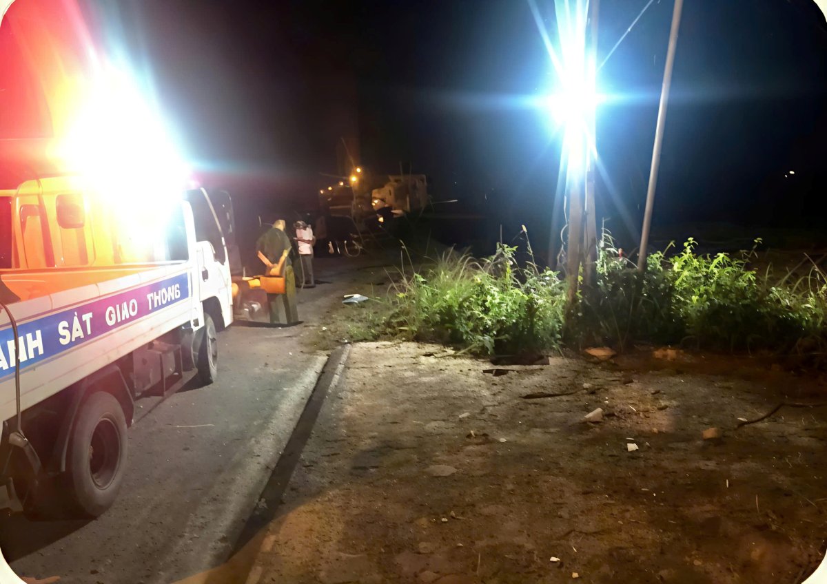 事故現場。写真: ハイフォン市交通安全局