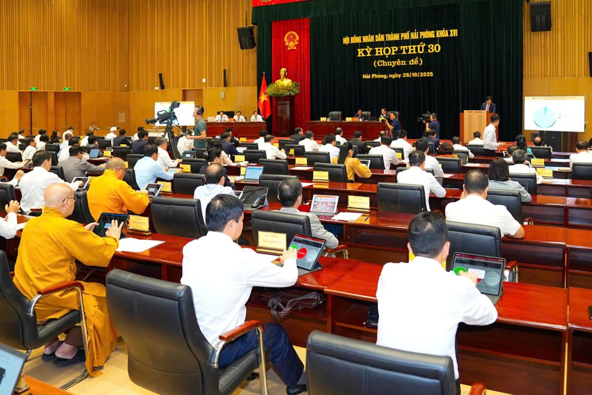 Quang canh ki hop. Ảnh: Cong TTDT Hai Phong