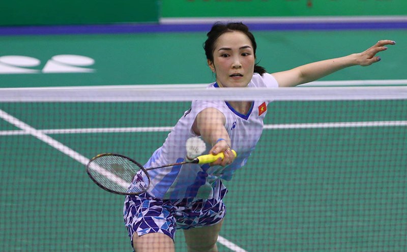 Badminton player Vu Thi Trang. Photo: An An