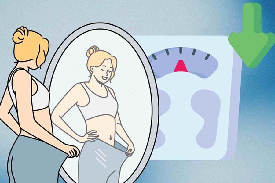 Fitness trainer Raj ganpath shares 3 simple but powerful thinking changes to help achieve sustainable weight loss goals without weight gain. Graphics: Dinh Dinh