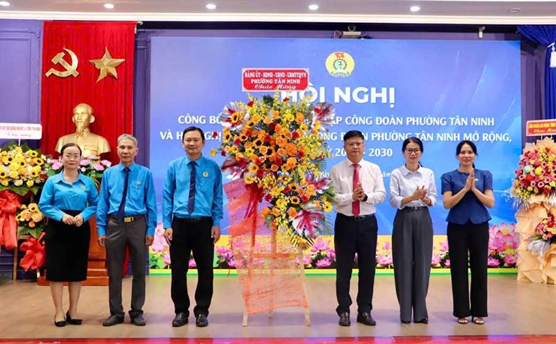 Tan Ninh Ward Union has nearly 4,000 union members. Photo: Tay Ninh Provincial Federation of Labor