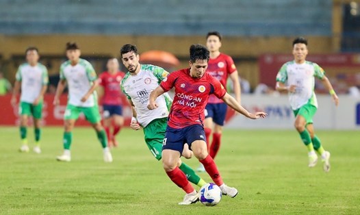 Công an Hà Nội và Công an TPHCM tạo nên cặp đấu hấp dẫn tại vòng 8 V.League. Ảnh: Công an Hà Nội