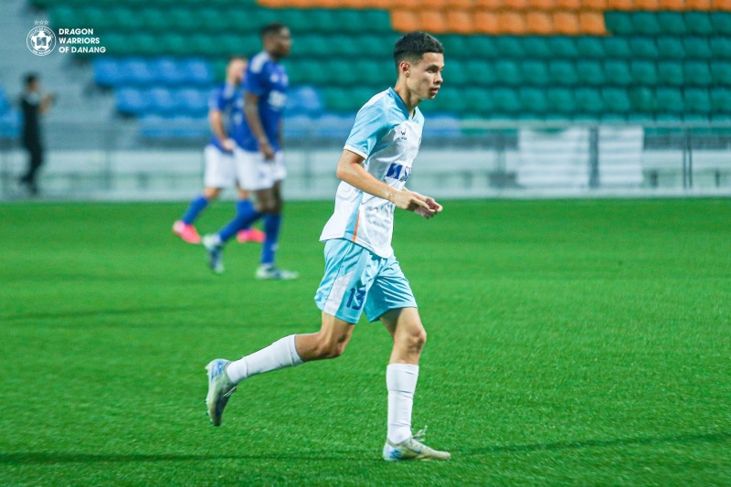 Vadim Nguyen dang no luc khang dinh ban than de canh tranh suat du SEA Games. Anh: DNFC
