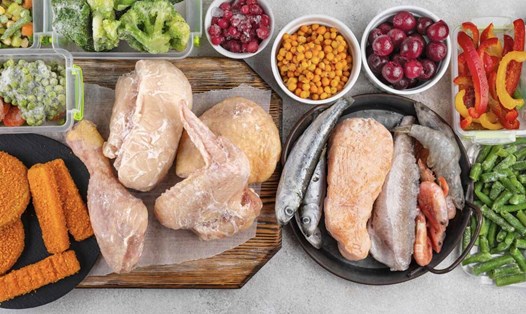 Thực phẩm đông lạnh sẵn giúp bữa ăn tiện lợi và giàu protein. Ảnh: Thùy Dương