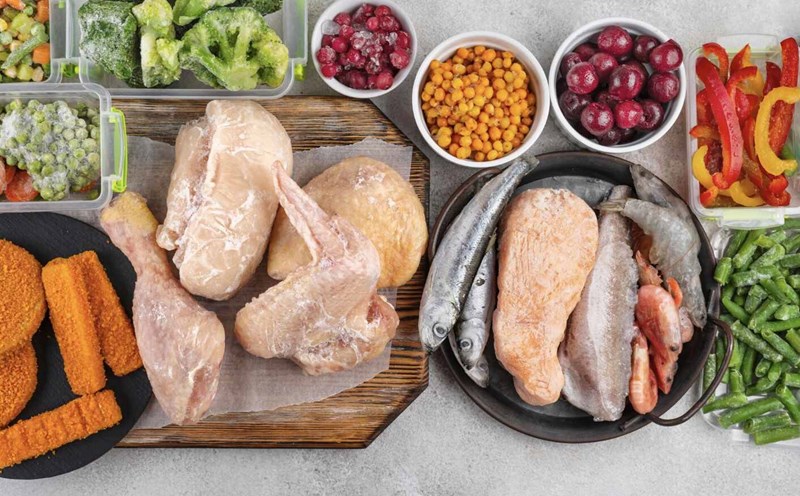 Pre- refreshing foods make meals convenient and rich in protein. Photo: Thuy Duong