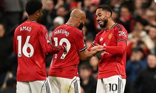 Man United hiện có chuỗi 3 chiến thắng liên tiếp.  Ảnh: AFP