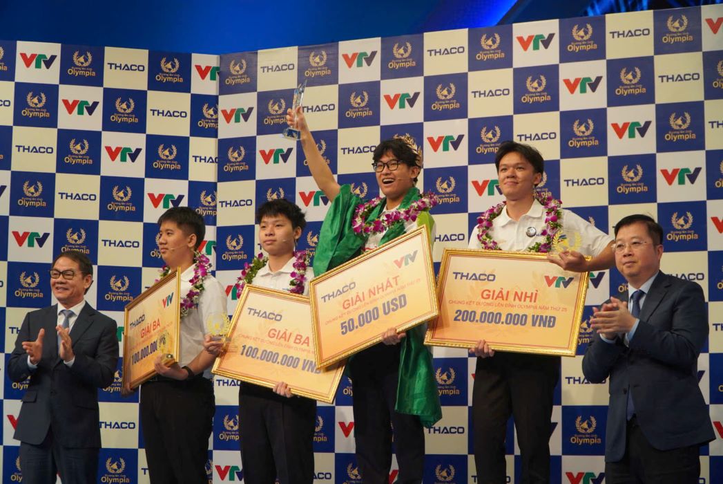 Bao Khanh tro thanh quan quan Duong len dinh Olympia nam 2025. Anh: Anh Duc