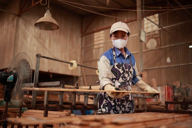 Tinh trong 9 thang nam 2025, Hoa Ky la thi truong xuat khau lon nhat cua Viet Nam voi kim ngach dat 112,8 ti USD. Anh: Hai Nguyen 