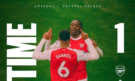 Arsenal thắng tối thiểu Crystal Palace tại Premier League.  Ảnh: ARS