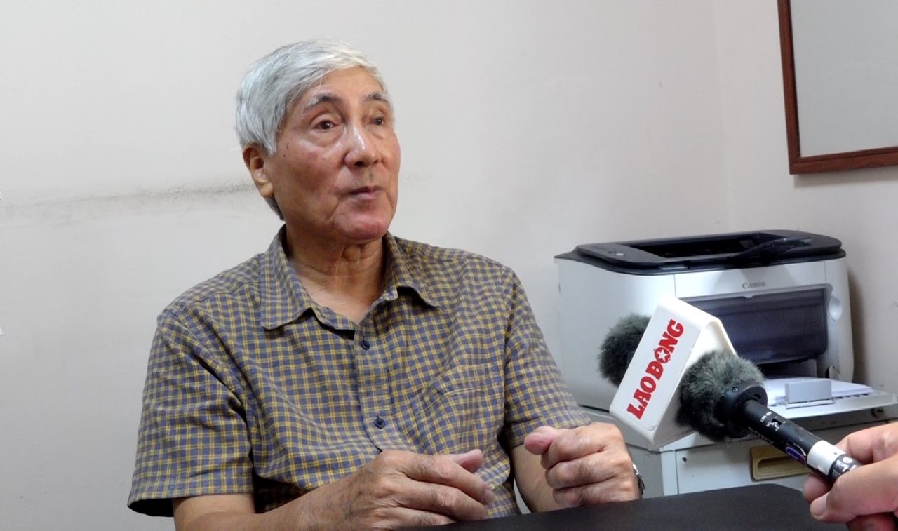 Ong Pham Thanh Tung - Chanh Van phong Hoi Kien truc su Viet Nam - canh bao, viec khai thac nuoc ngam tran lan, lau dai phuc vu canh tac nong nghiep co the gay sut lun dat va o nhiem nguon nuoc. Anh: Thanh Nhan