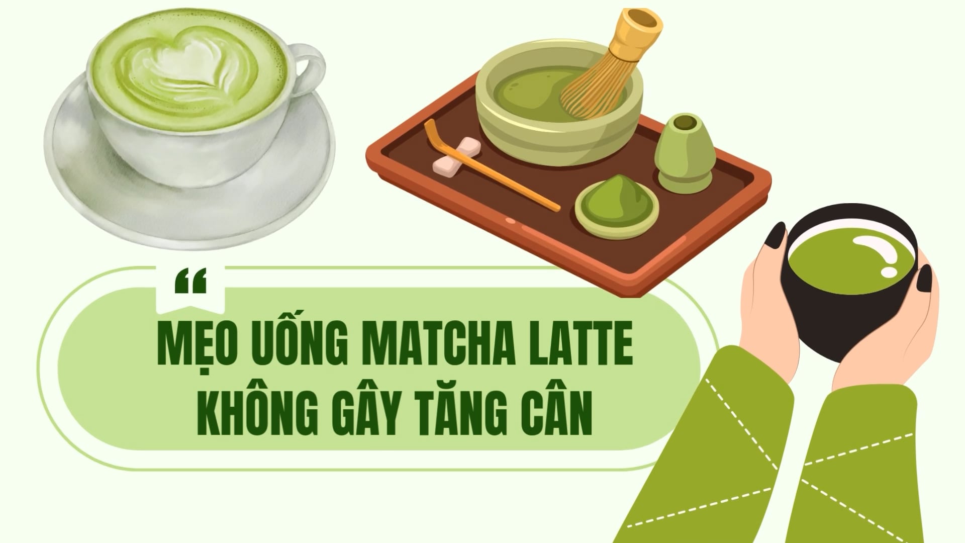 Tips for drinking matcha latte without causing weight gain
