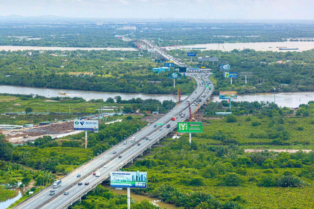 Doan tuyen thuoc cao toc TP Ho Chi Minh - Long Thanh. Ảnh: To Hung