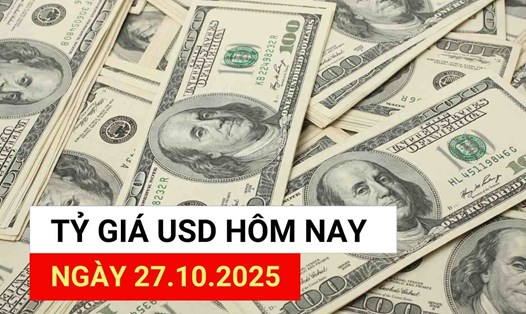 Tỷ giá USD hôm nay 27.10.2025.