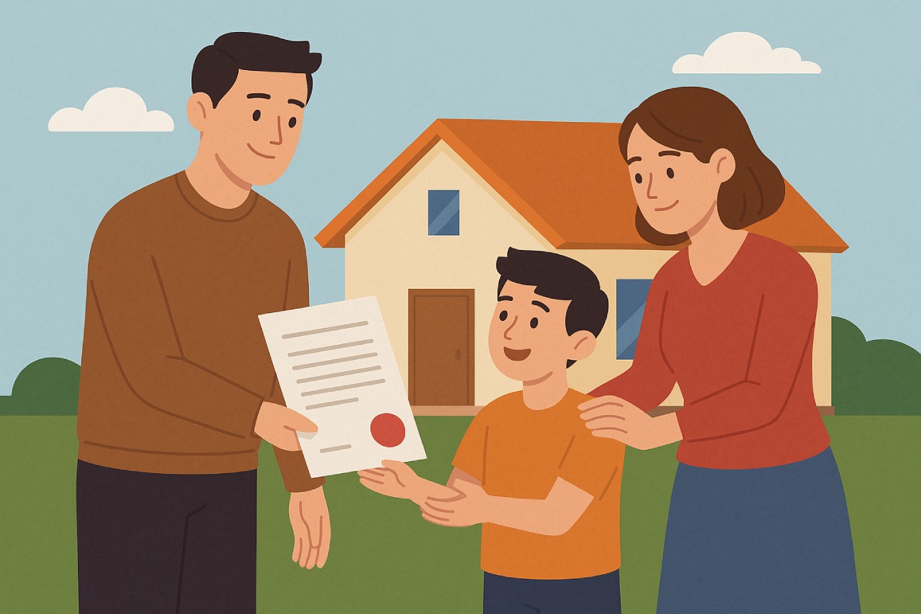 According to regulations, children following their mother after divorce does not affect their inheritance rights from their father. Photo: Nhu Ha