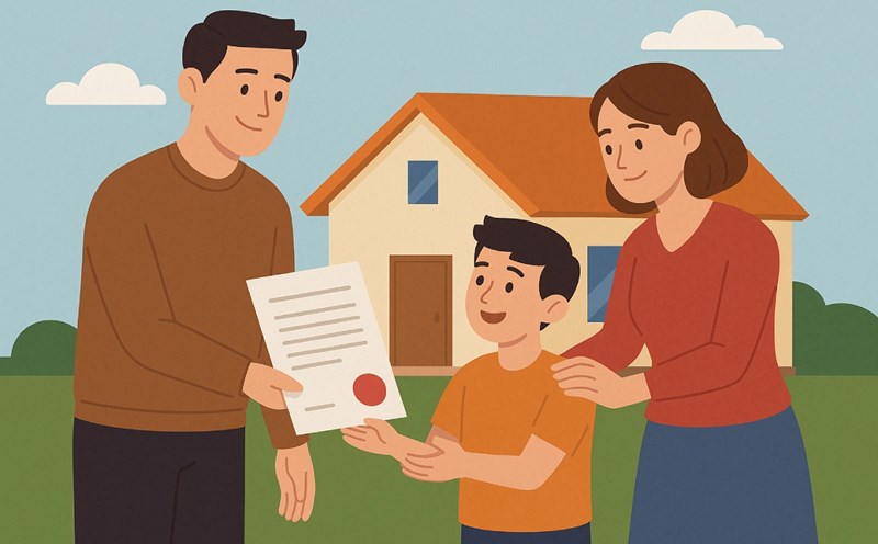According to regulations, children following their mother after divorce does not affect their inheritance rights from their father. Photo: Nhu Ha
