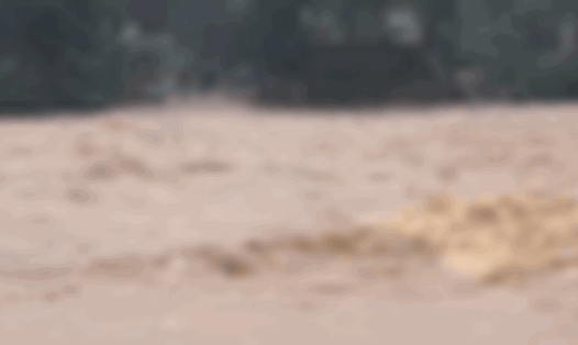 Mưa lớn gây chia cắt nhiều tuyến đường biên giới Quảng Trị. Ảnh: Biên phòng Quảng Trị
