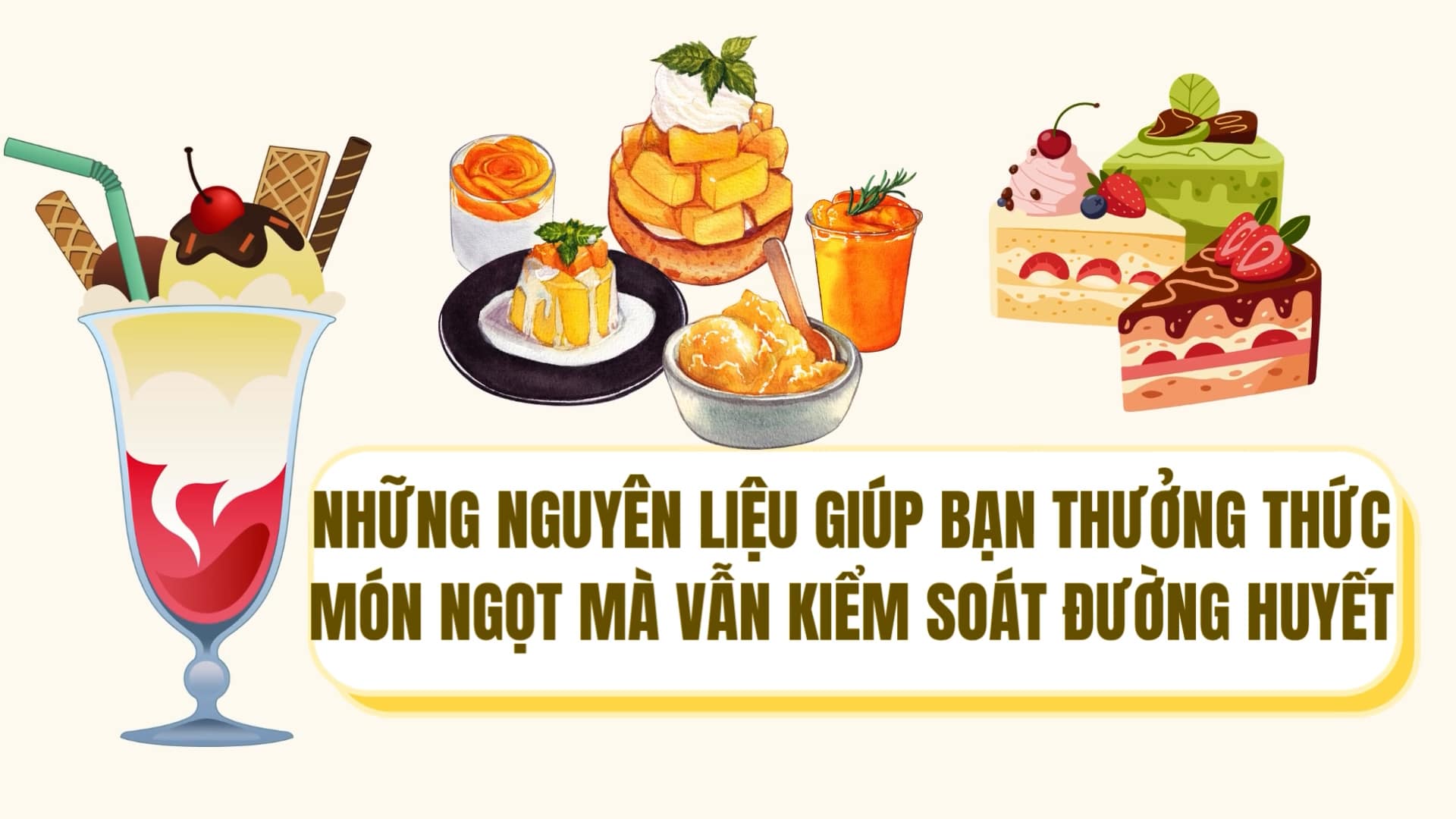 Friendly ingredients to help you enjoy sweet foods while still controlling blood sugar