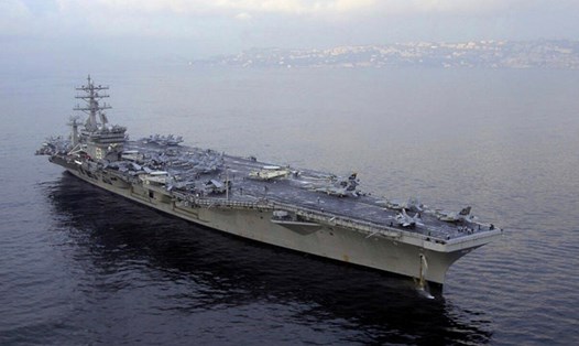 Tàu sân bay USS Nimitz của Mỹ đang hoạt động ở Biển Đông khi xảy ra 2 vụ rơi máy bay liên tiếp. Ảnh: Hải quân Mỹ