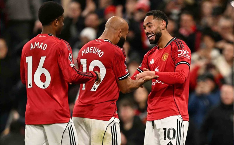 Manchester United have risen to 4th place in the rankings. Photo: AFP