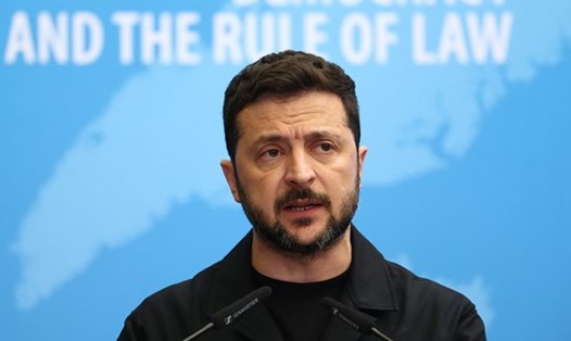 Tổng thống Ukraina Volodymyr Zelensky. Ảnh: AFP